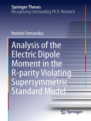cover image of Analysis of the Electric Dipole Moment in the R-parity Violating Supersymmetric Standard Model